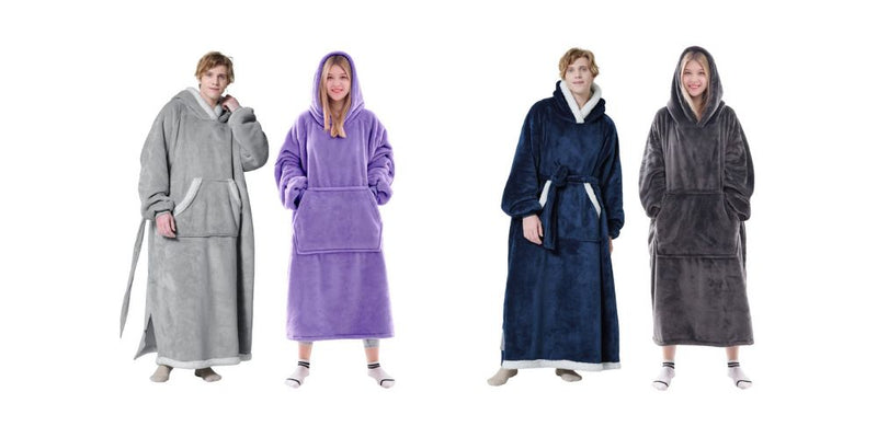 Oversized Hoodie Blanket Will Keep You Warm This Winter in 3 Ways