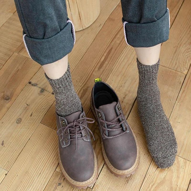 Men’s 5 Pairs Warm Wool Thick Cashmere Socks