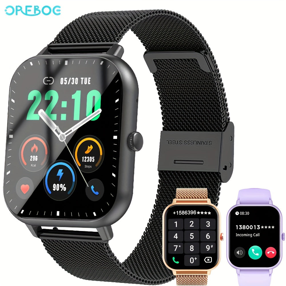 Smart Watch 1.83'' Full Touch Screen: 100+ Sport Modes, Ai Control, Games, Smart Watch For Android & IOS Phones - Perfect For Women & Men!