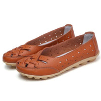 Women's Slip-On Soft Leather Loafers