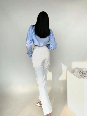 Women's Korean Style Long Sleeve Shirts