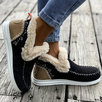 Women's Plush Winter Slip-Ons Shoes