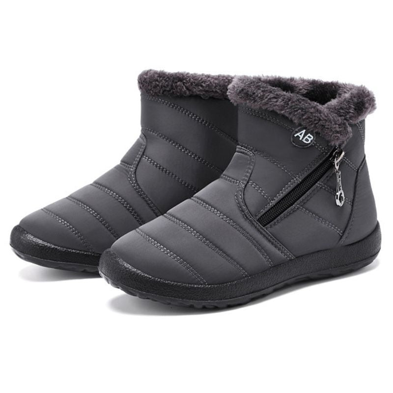 Women's Most Comfortable Waterproof Winter Fur Lined Boots | FULLINO