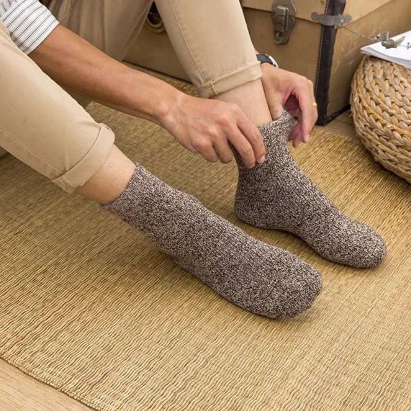 Men’s 3 Pairs Warm Wool Thick Cashmere Socks