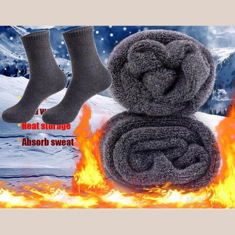 Men’s 5 Pairs Winter Warm Thick Wool Socks