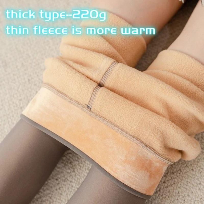 Women's Fleece Lined Tights Warm Leggings Pantyhose