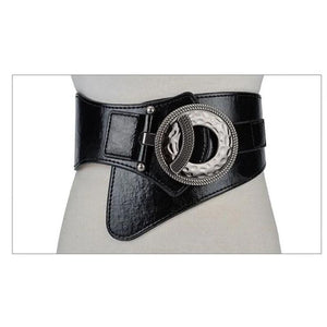Women's Fashionable Wide Waist Stretch Belts