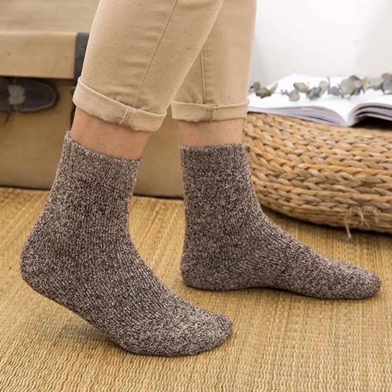 Men’s 3 Pairs Warm Wool Thick Cashmere Socks