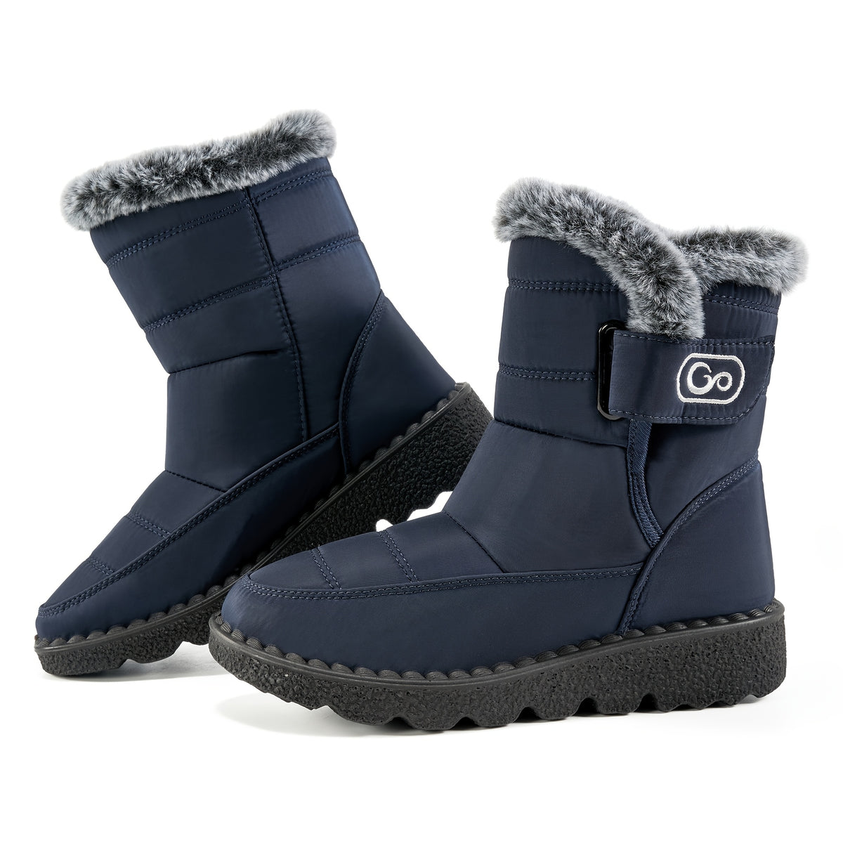 Women&#39;s Lightweight Thermal Snow Boots with Faux Fur Lining