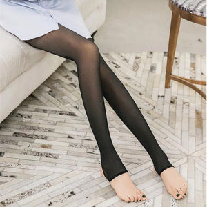 Women's Fleece Lined Tights Warm Leggings Pantyhose