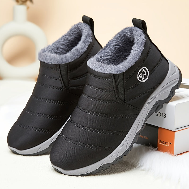 Cozy Slip-On Winter Cotton Boots for Women & Couples