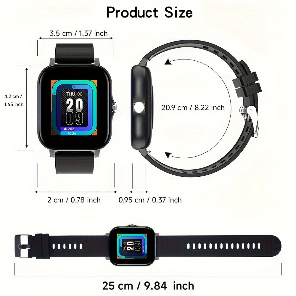 NEW Smart Watch 1.44"Inch Wireless Calling/Receiving Multiple Sports Modes Sedentary Reminder Weather Forecast Message Notification Borderlessslim Design Multi-SportMode For Android & For IPhones For Men&Women AS A Gift Sport