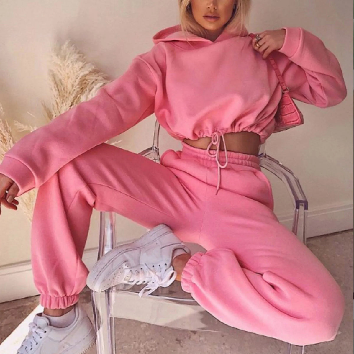 Women&#39;s Two Piece Sets Tracksuit Hoodie Sportswear