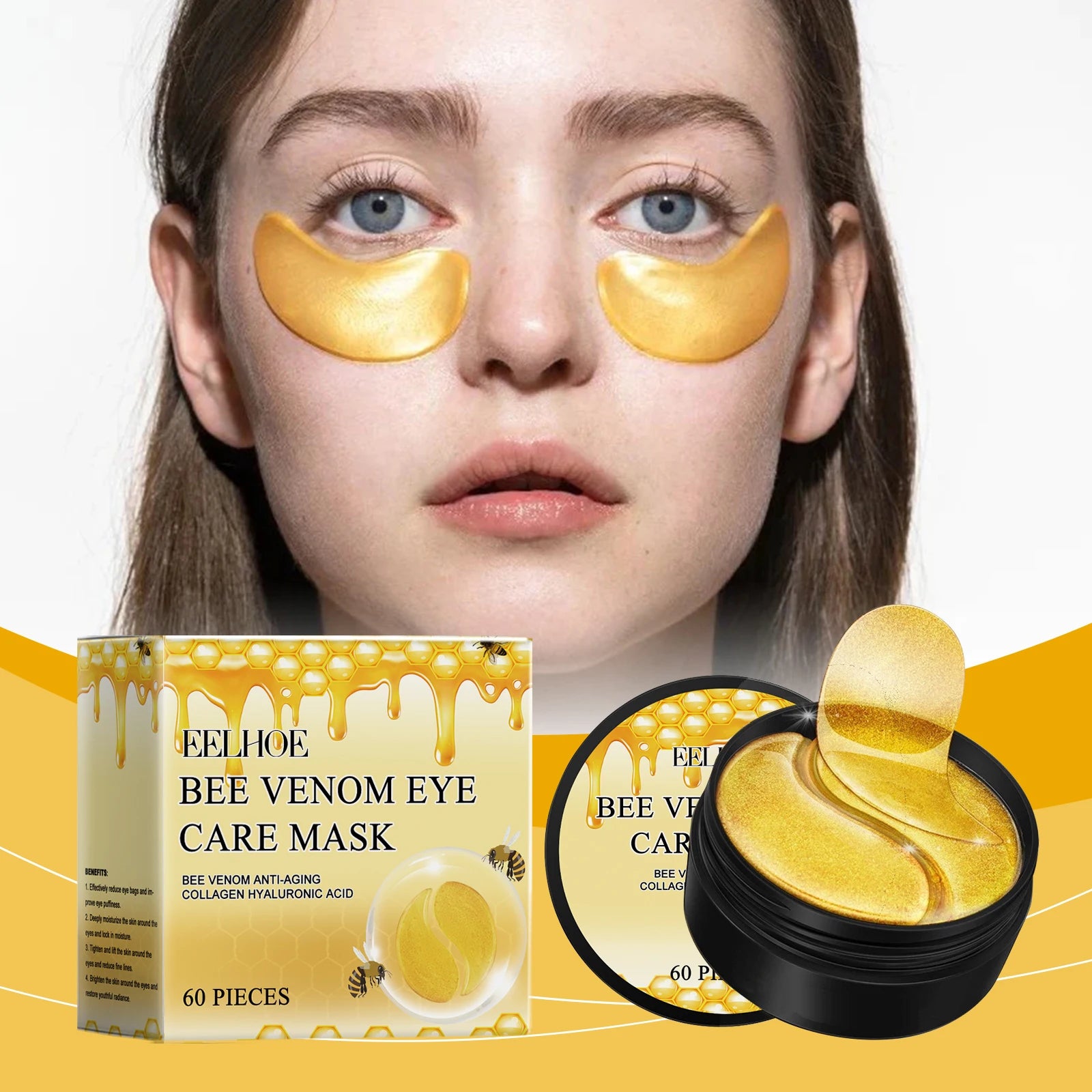 Bee Venom Eye Patches for Dark Circles & Puffiness