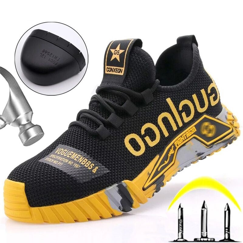 Stylish Men's Steel Toe Waterproof Safety Shoes