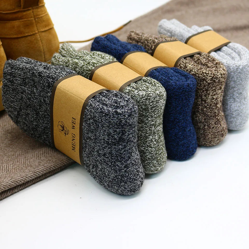 Men’s 3 Pairs Warm Wool Thick Cashmere Socks