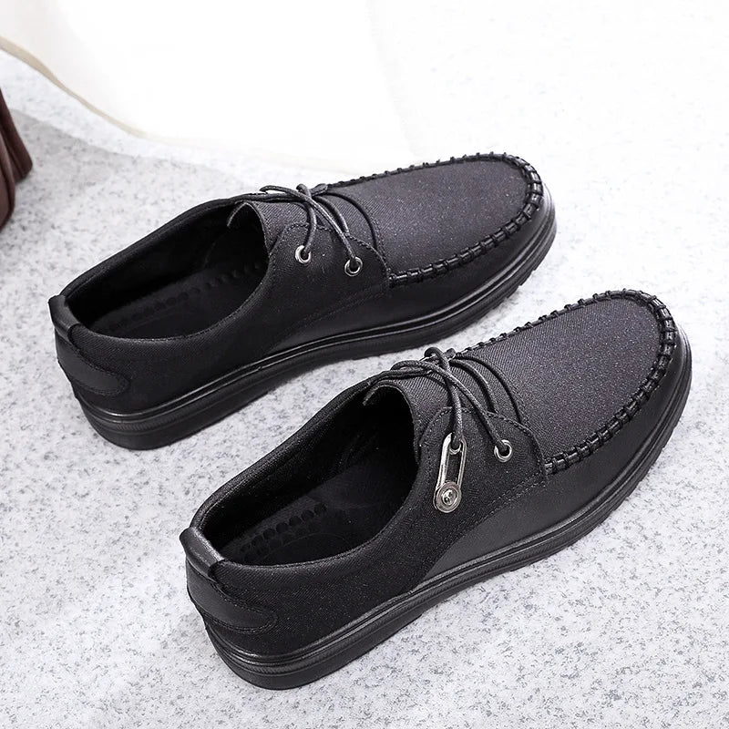 Men's Casual Fashion Leather Flat Comfortable Shoes