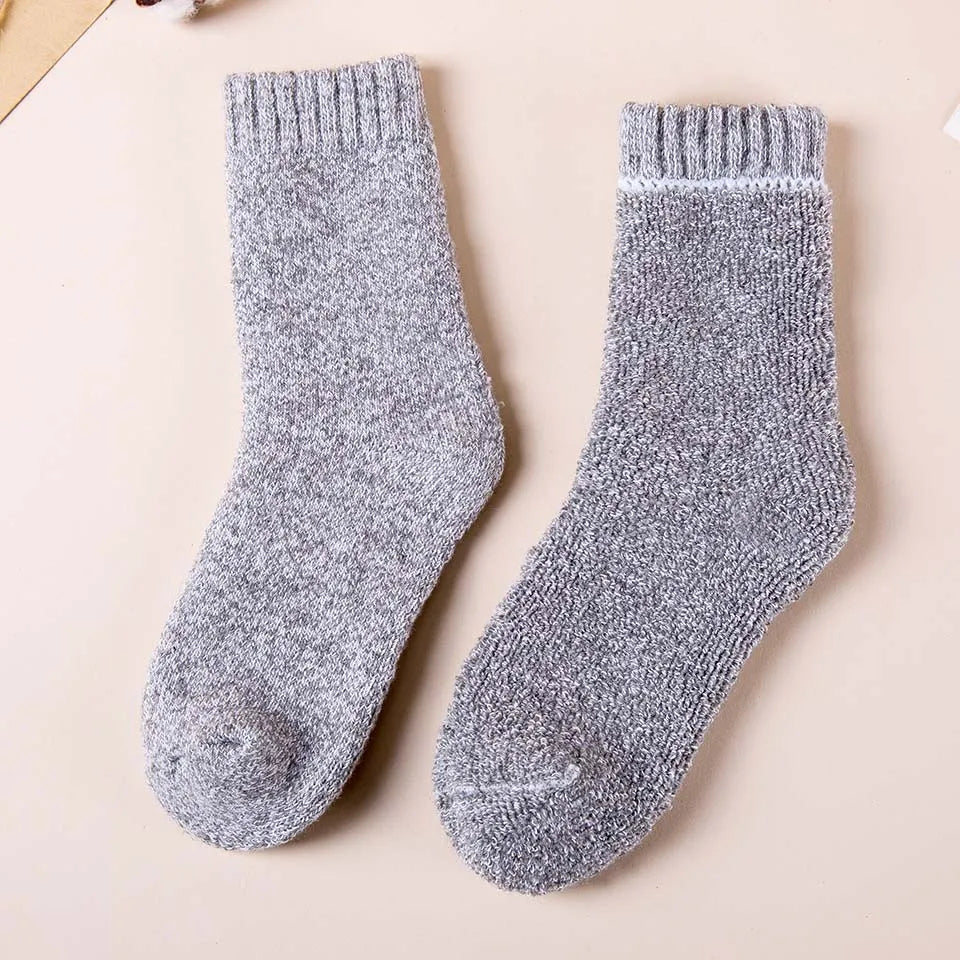 Men’s 3 Pairs Warm Wool Thick Cashmere Socks