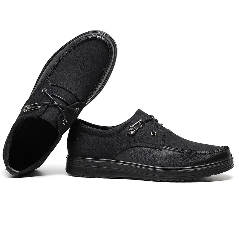 Men's Casual Fashion Leather Flat Comfortable Shoes