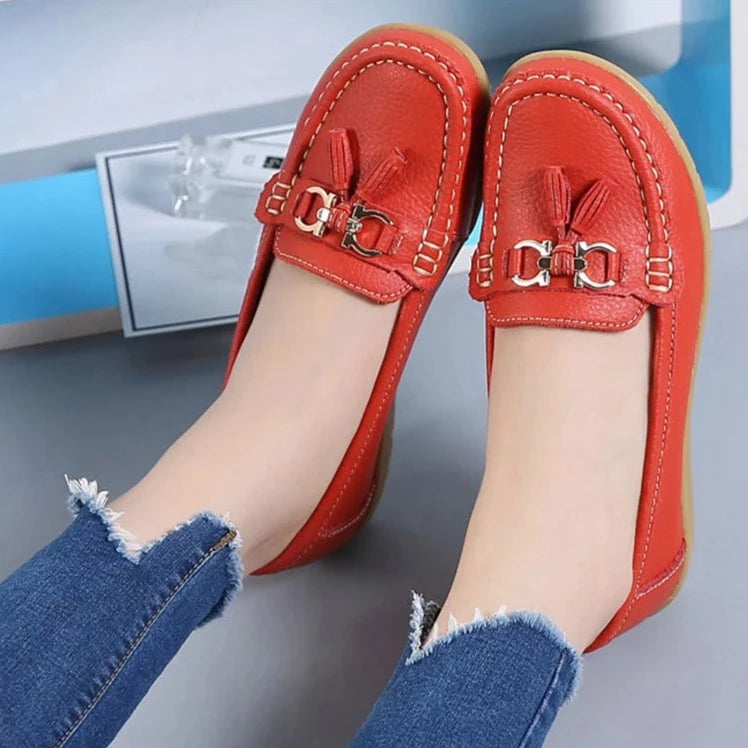 Women's Slip-On Leather Loafers