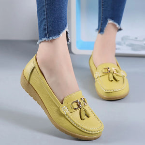 Women's Slip-On Leather Loafers