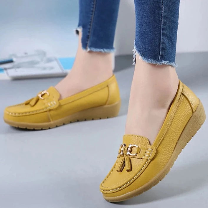 Women's Slip-On Leather Loafers