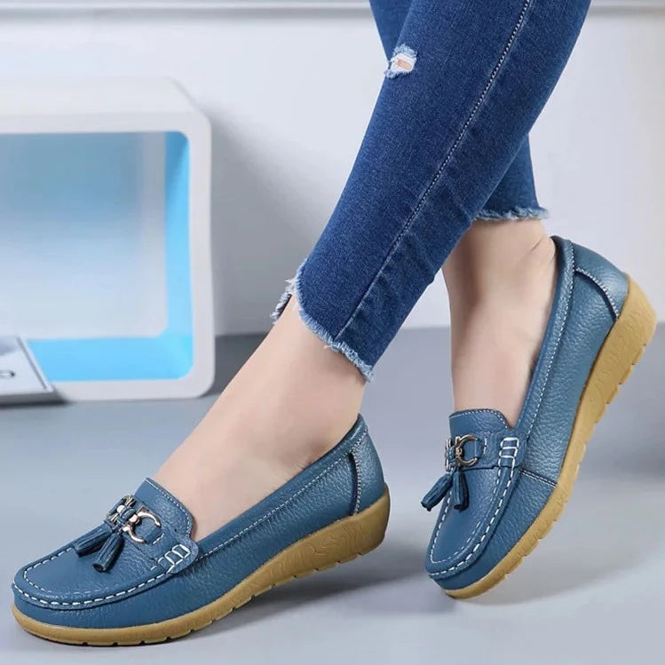 Women's Slip-On Leather Loafers