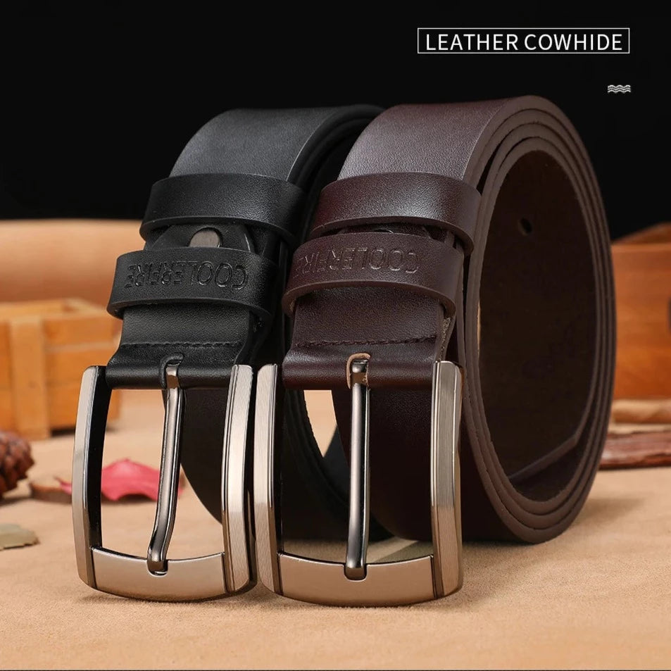 Men's High Quality Genuine Leather Cow Skin Belts