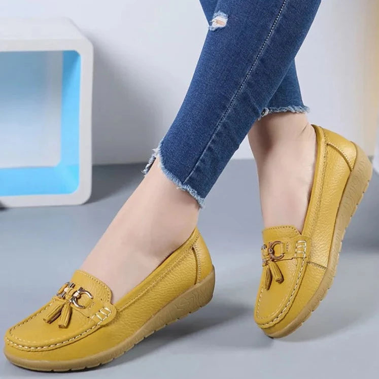 Women's Slip-On Leather Loafers