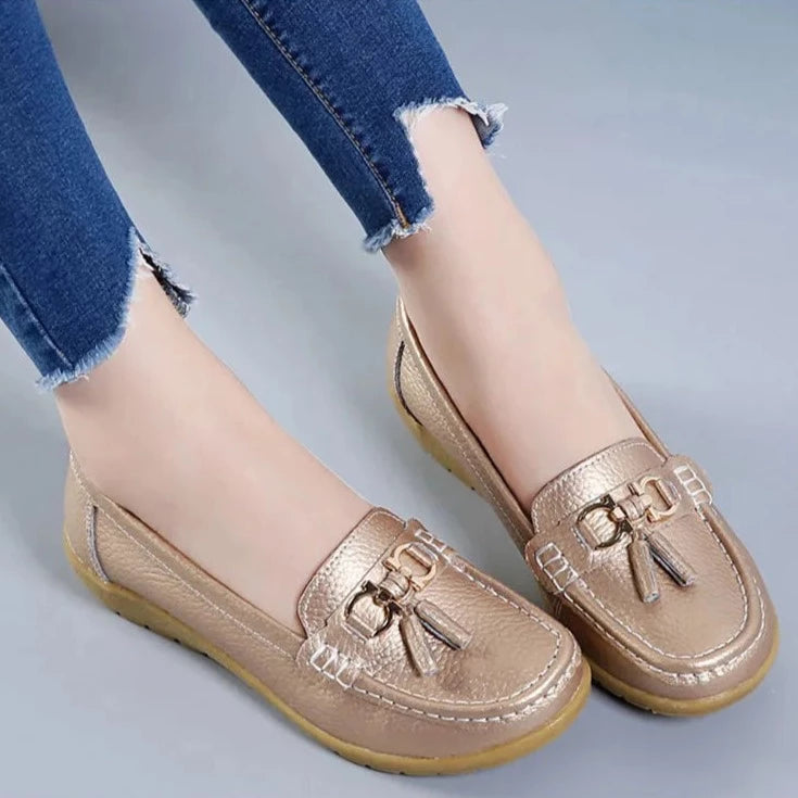 Women's Slip-On Leather Loafers