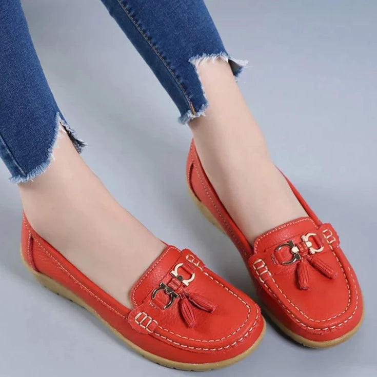 Women's Slip-On Leather Loafers