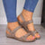 Women's Summer Sandals with Arch Support and Back Strap
