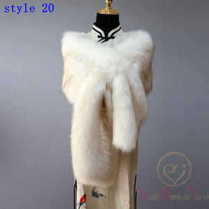 Women's Bolero Faux Fur Party Jackets