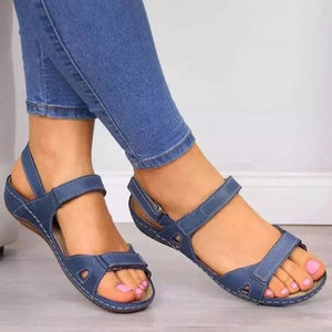 Women's Summer Sandals with Arch Support and Back Strap