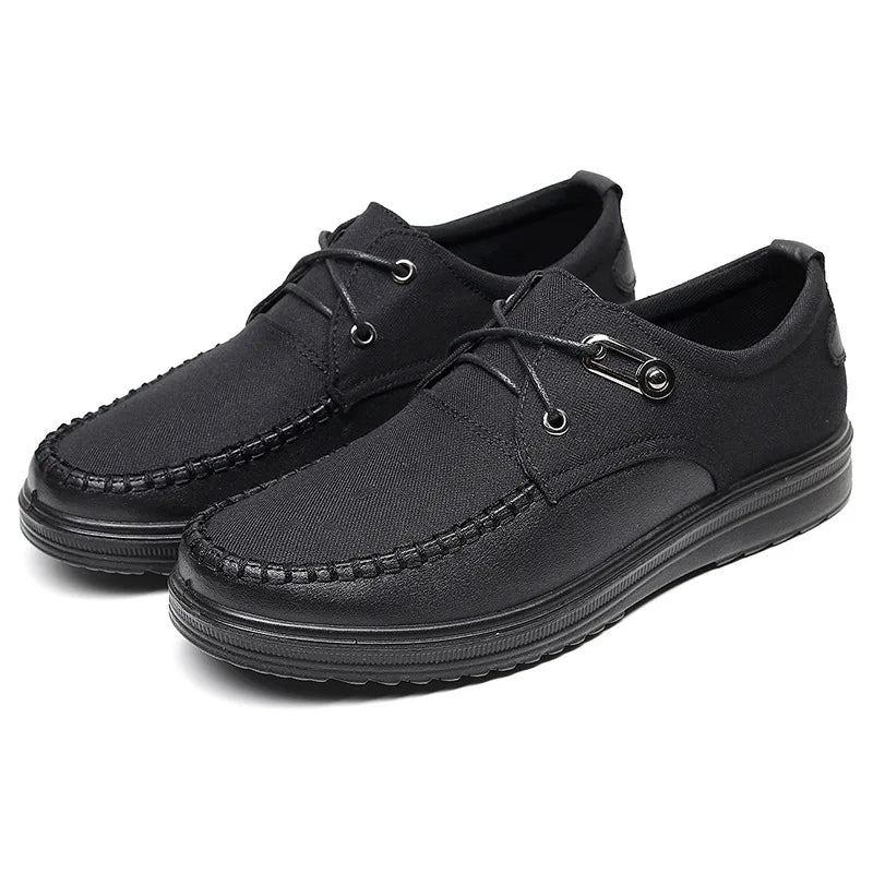 Men's Casual Fashion Leather Flat Comfortable Shoes