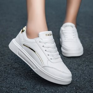 Women's Trendy White Sneakers