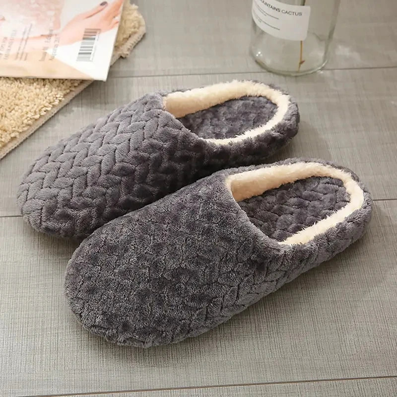 Fluffy Anti Slip Winter Slippers