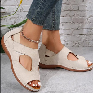 Women's Sandals with Arch Support and Back Strap