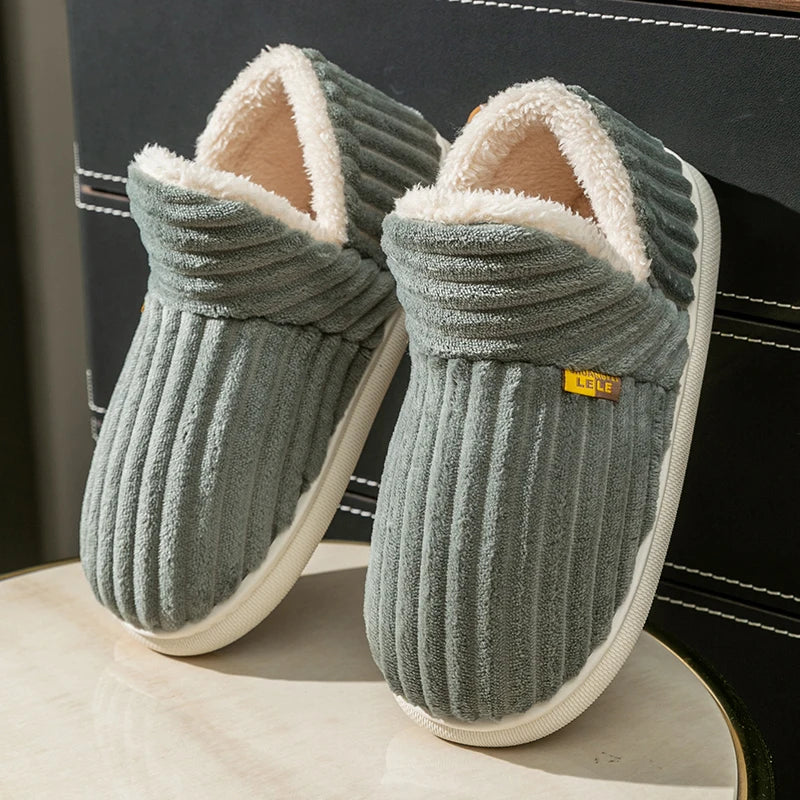 Non-slip Plush Slippers for Winter