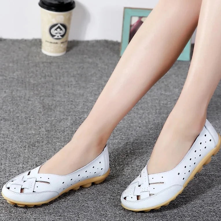 Women's Slip-On Soft Leather Loafers