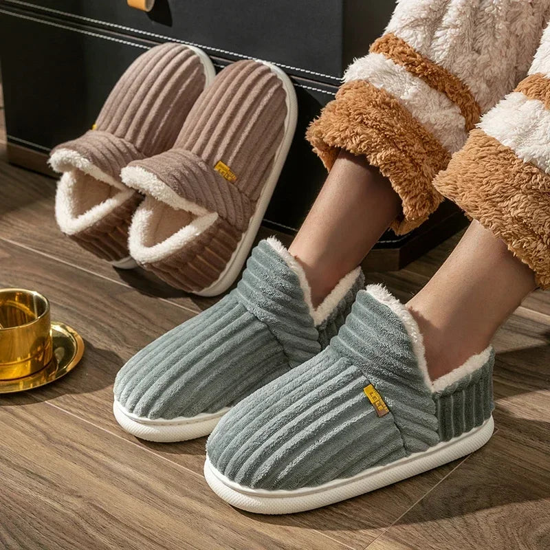 Non-slip Plush Slippers for Winter