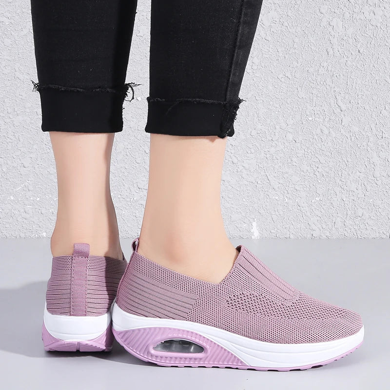 Women's Fashion Breathable Anti Slip Walking Shoes