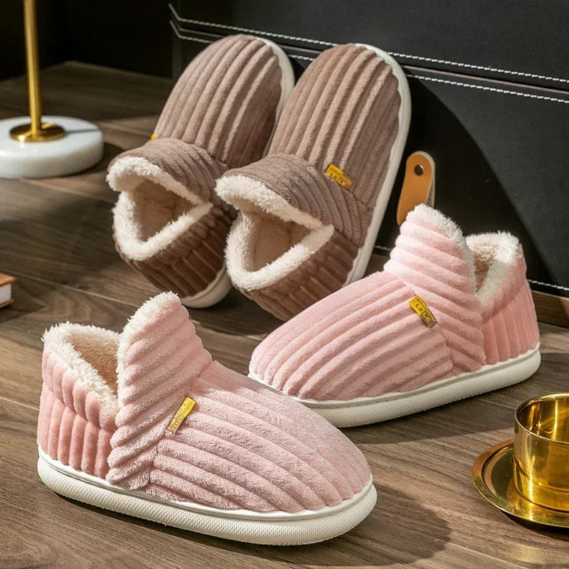 Non-slip Plush Slippers for Winter