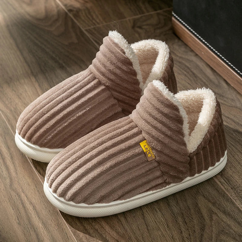 Non-slip Plush Slippers for Winter