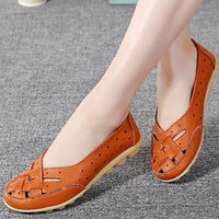 Women's Slip-On Soft Leather Loafers