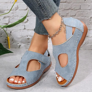 Women's Sandals with Arch Support and Back Strap