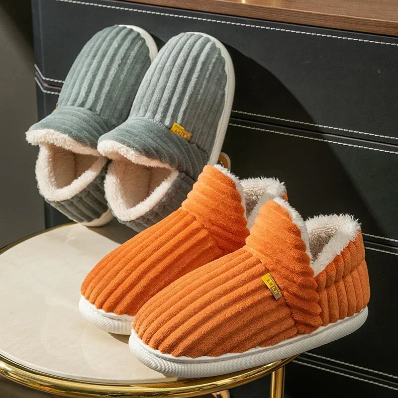 Non-slip Plush Slippers for Winter