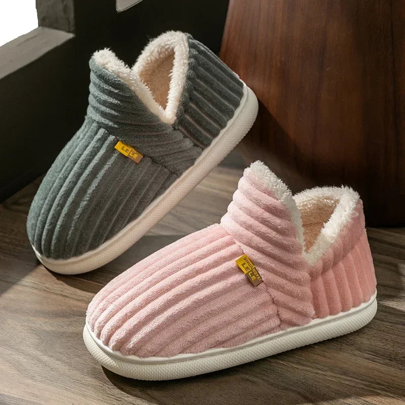 Non-slip Plush Slippers for Winter