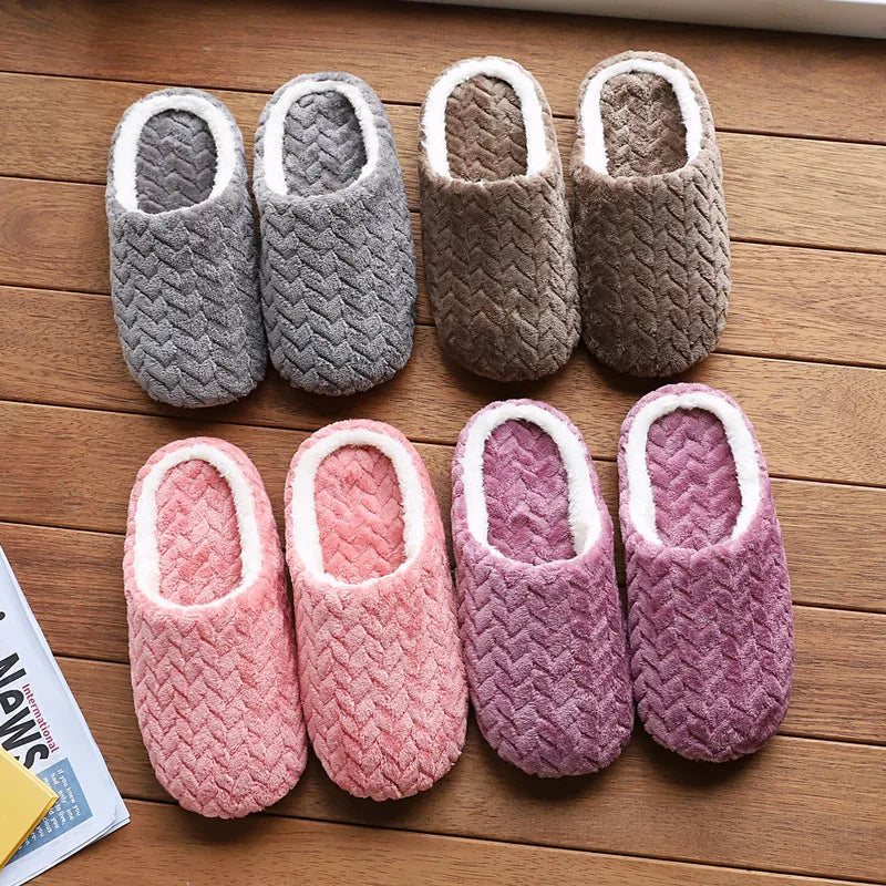 Fluffy Anti Slip Winter Slippers