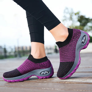 Women's Fashionable Thick Sole Socks Sneakers